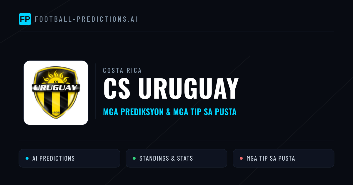 CS Uruguay Predictions & Stats