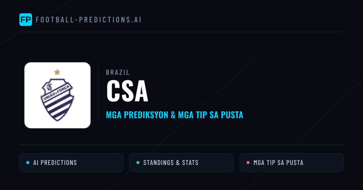 CSA Predictions & Stats