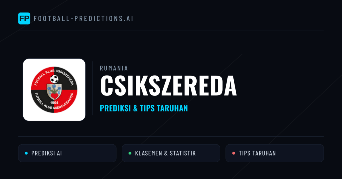 Csikszereda Prediksi & Statistik Piala Dunia