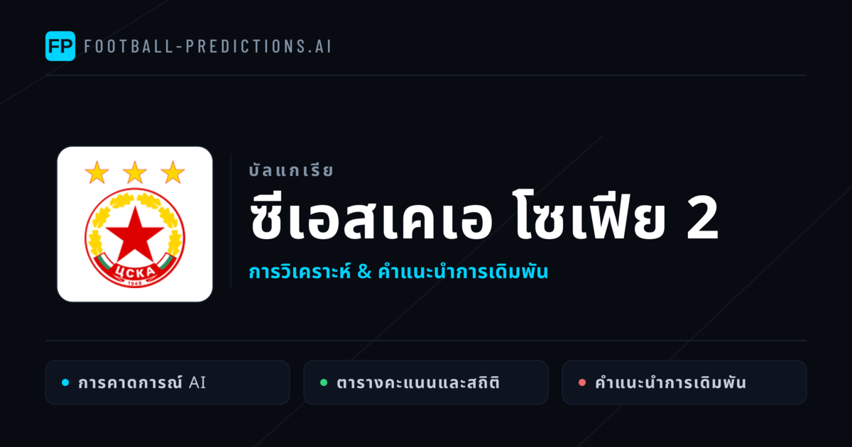 ซีเอสเคเอ โซเฟีย 2 การวิเคราะห์และสถิติ