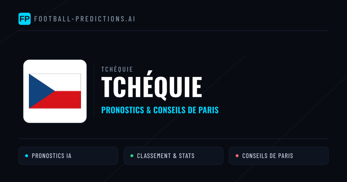 Tchéquie Pronostics & Statistiques