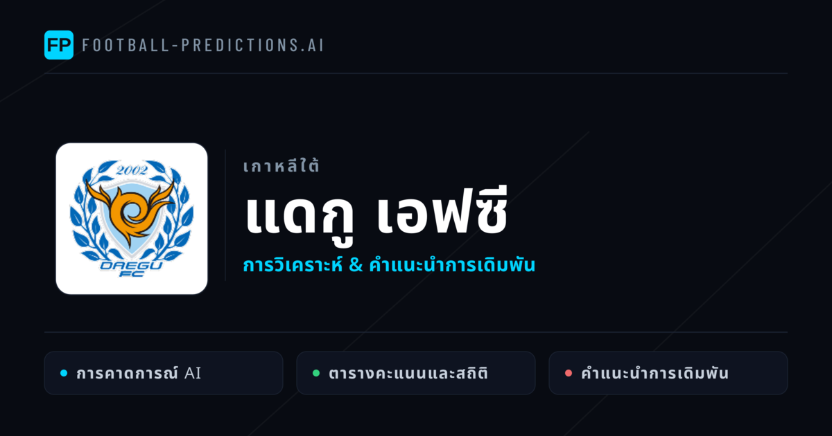 แดกู เอฟซี การวิเคราะห์และสถิติ