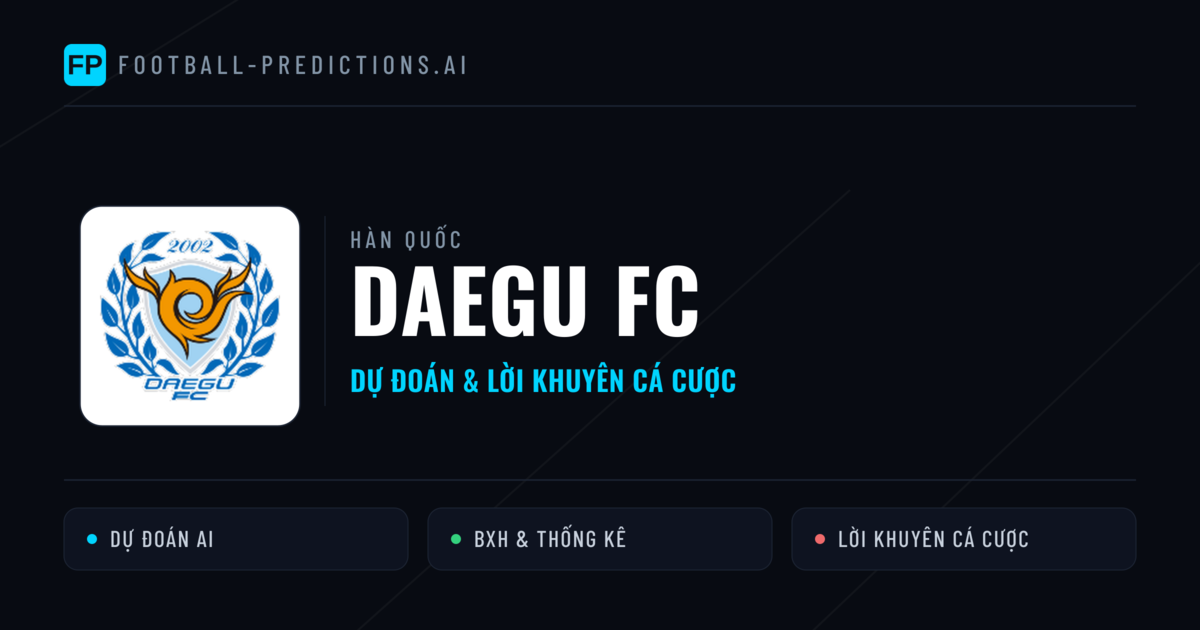 Daegu FC Dự đoán & Thống kê