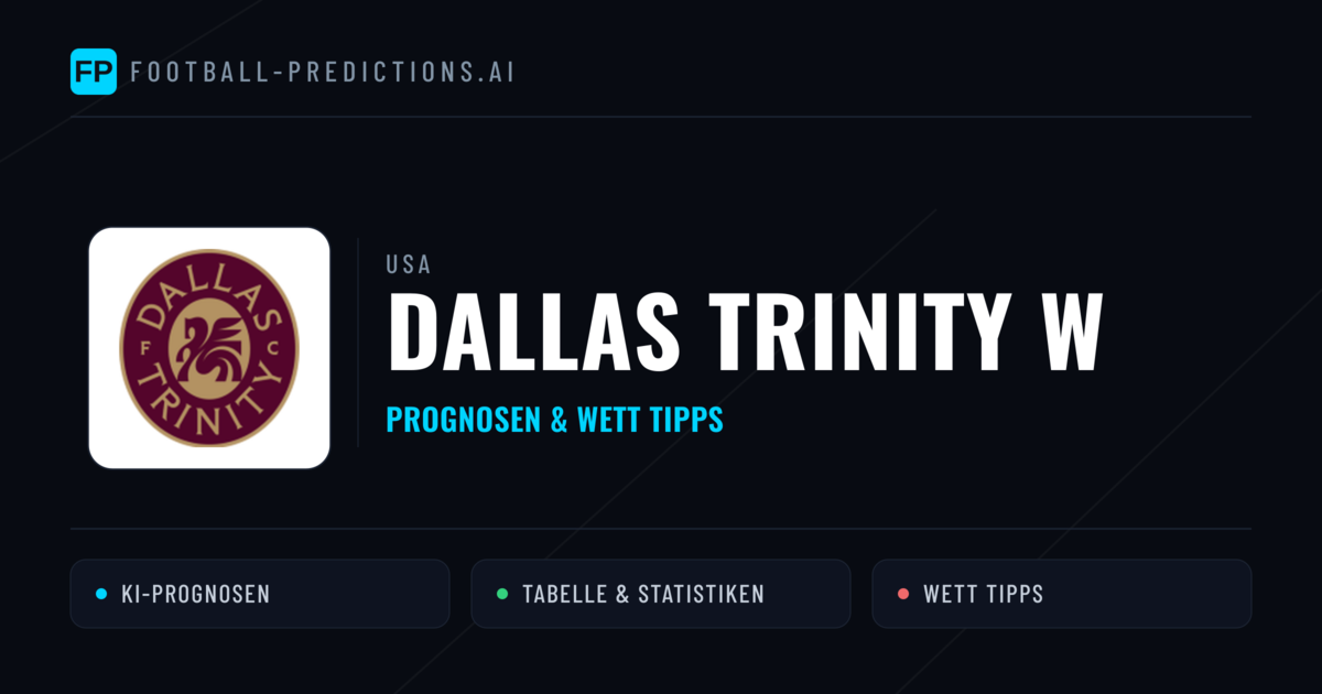 Dallas Trinity W Prognosen & Statistiken
