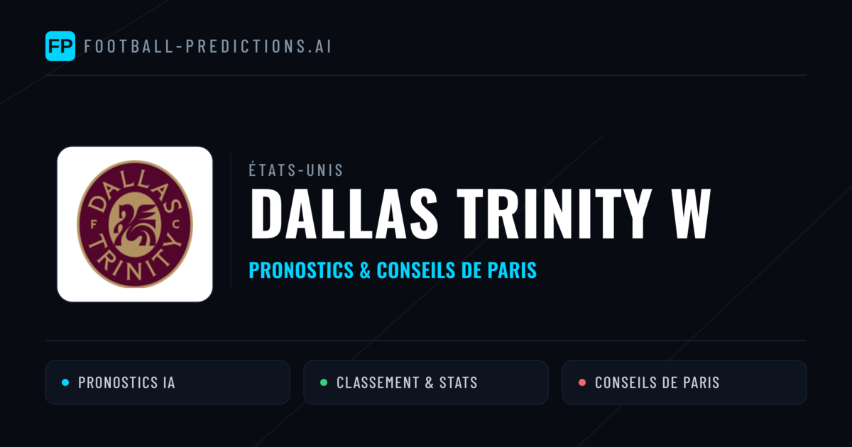 Dallas Trinity W Pronostics & Statistiques