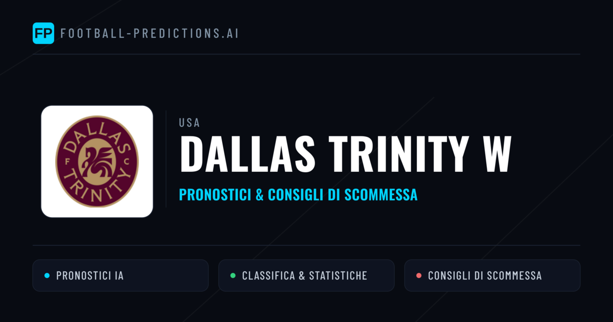 Pronostici e Statistiche Dallas Trinity W