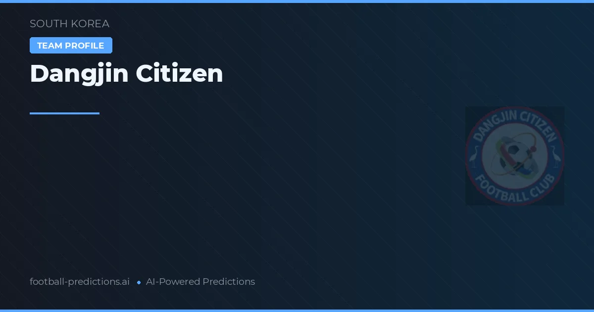Dangjin Bürger Prognosen & Statistiken