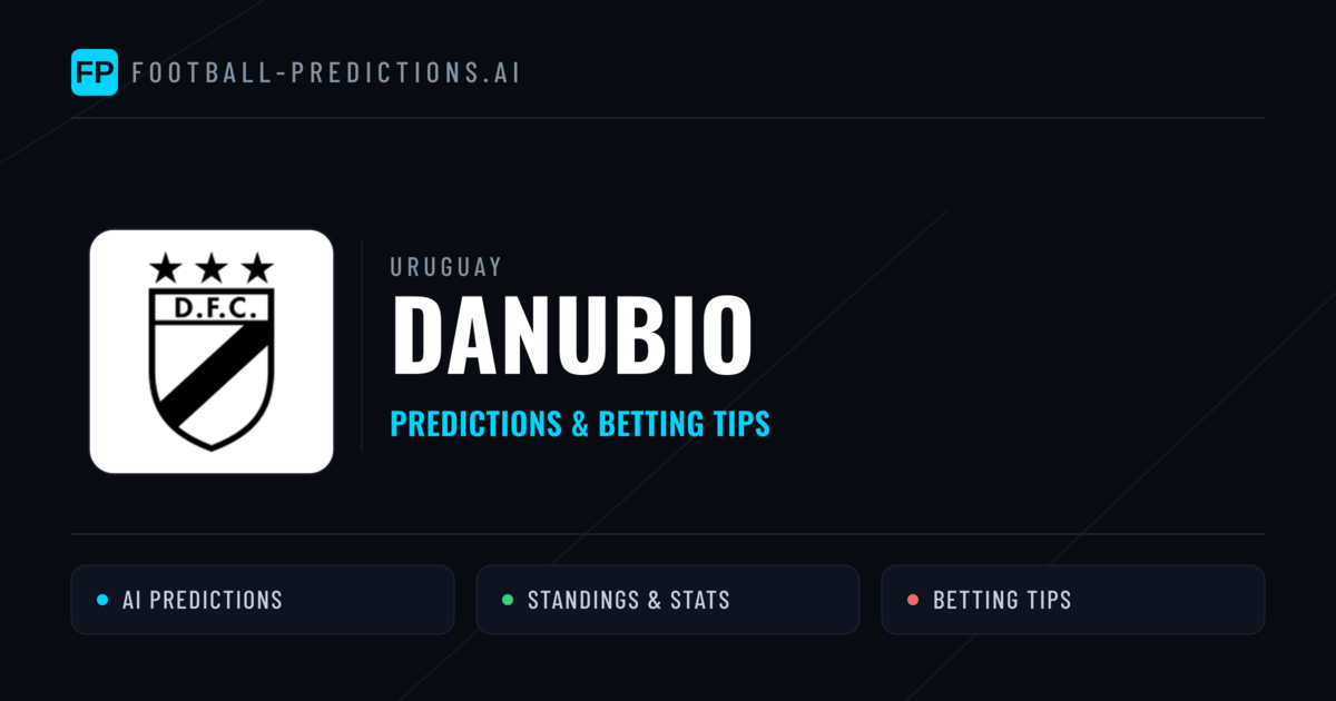 Danubio Predictions & Stats