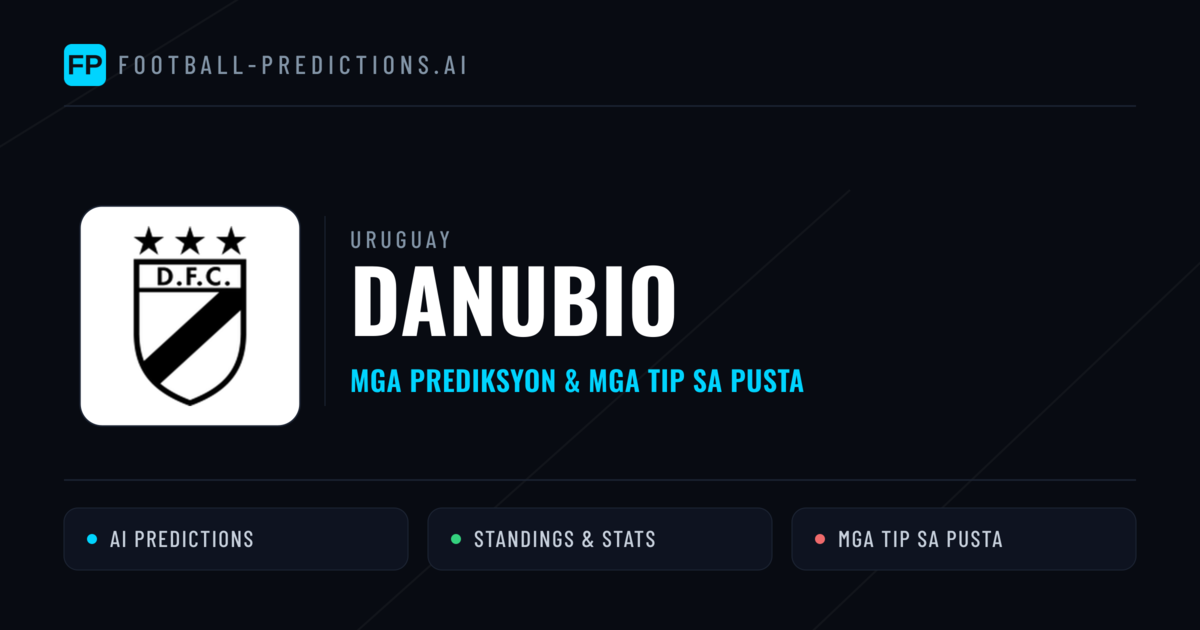 Danubio Predictions & Stats
