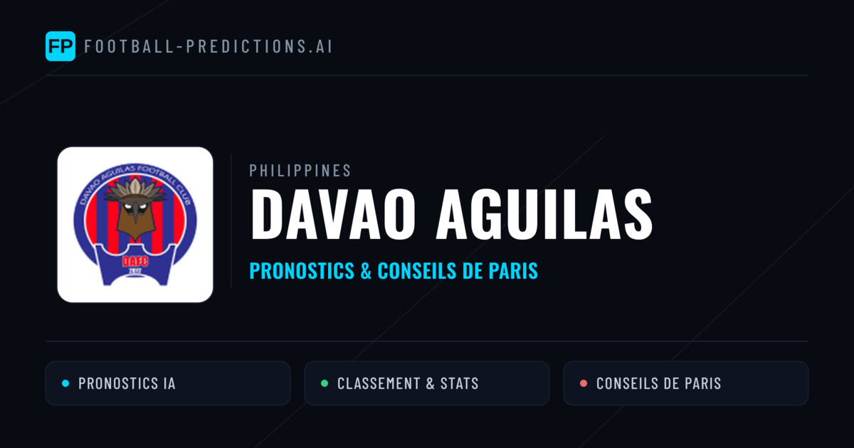 Davao Aguilas Pronostics & Statistiques