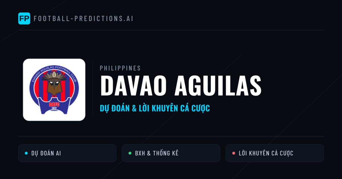 Davao Aguilas Dự đoán & Thống kê