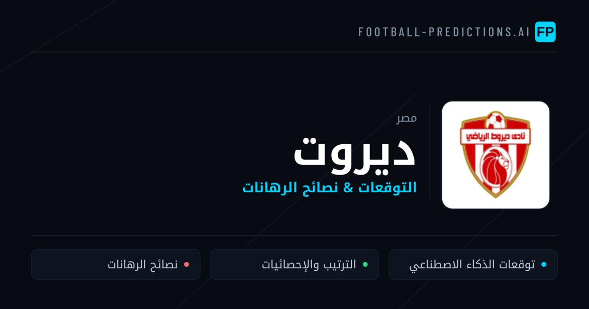 ديروت توقعات واحصائيات