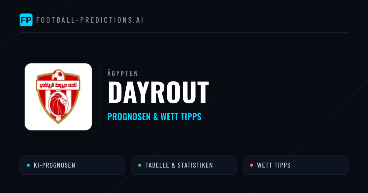 Dayrout Prognosen & Statistiken