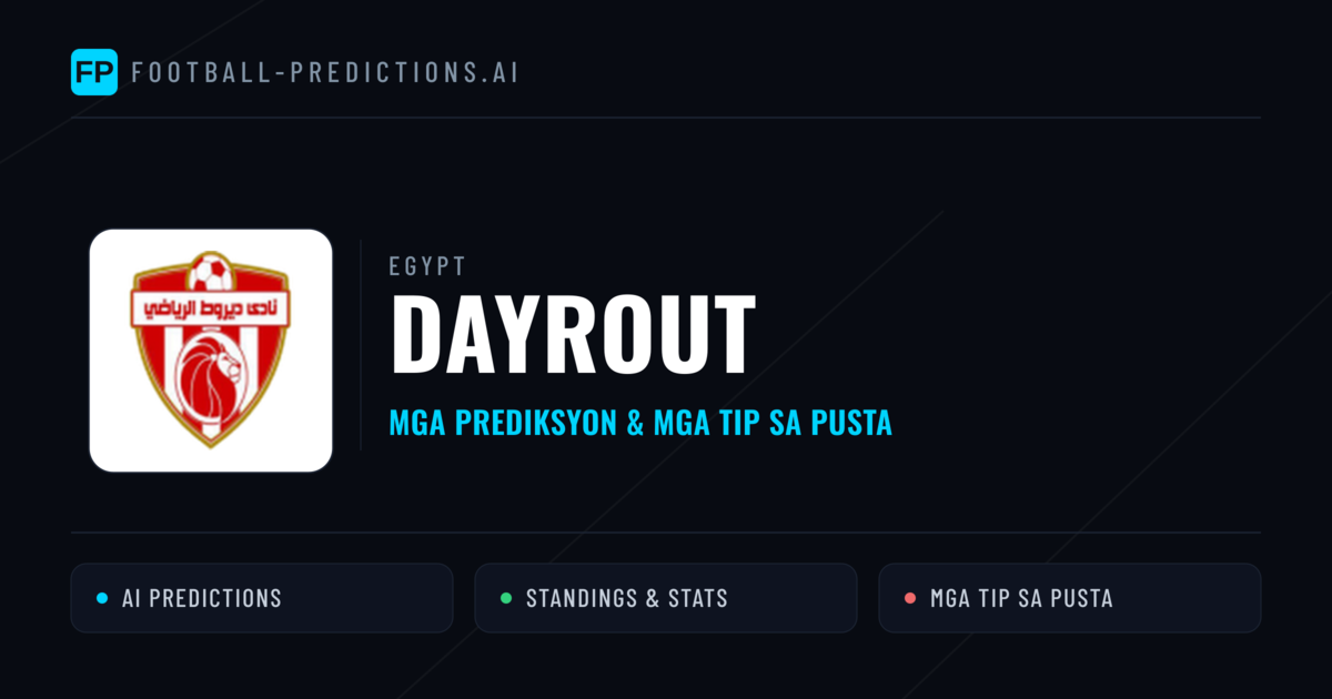 Dayrout Predictions & Stats