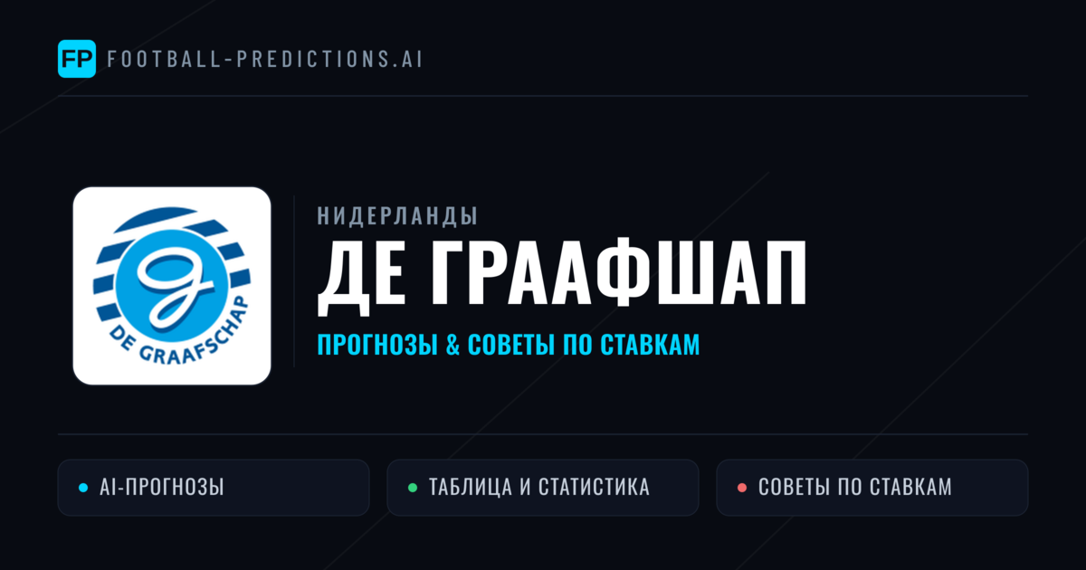 Де Граафшап прогнозы и статистика