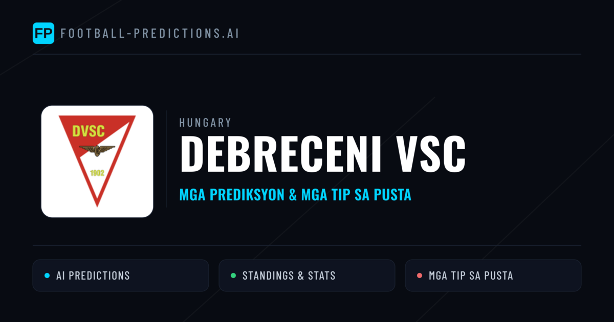 Debreceni VSC Predictions & Stats