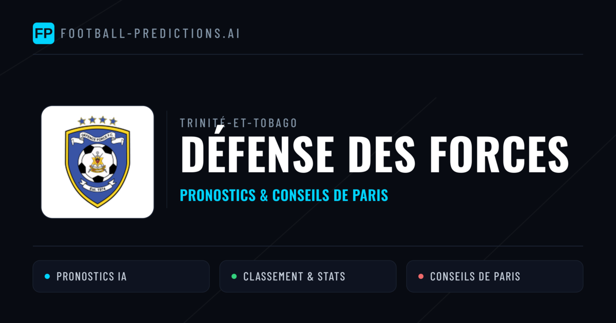 Défense des Forces Pronostics & Statistiques