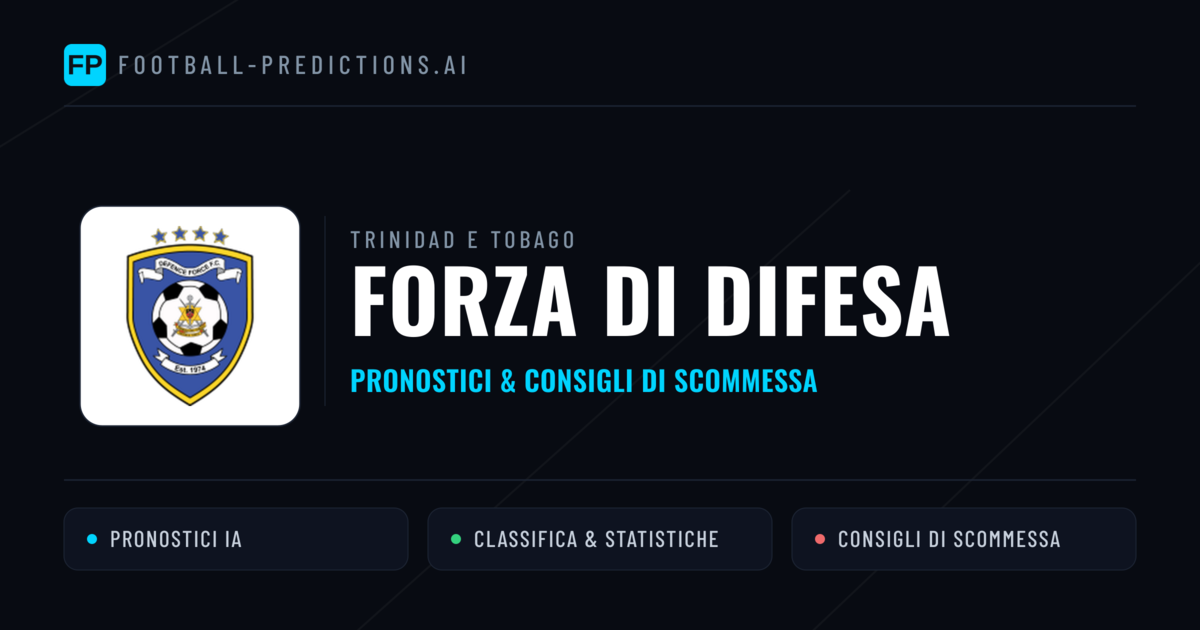 Pronostici e Statistiche Forza di Difesa