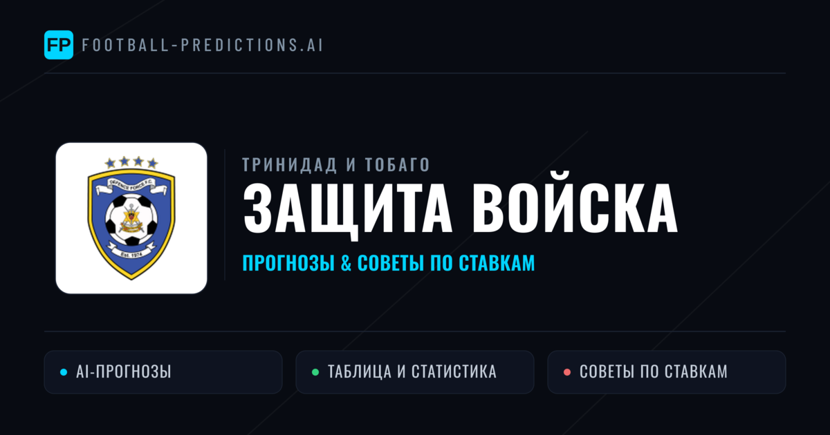 Защита Войска прогнозы и статистика