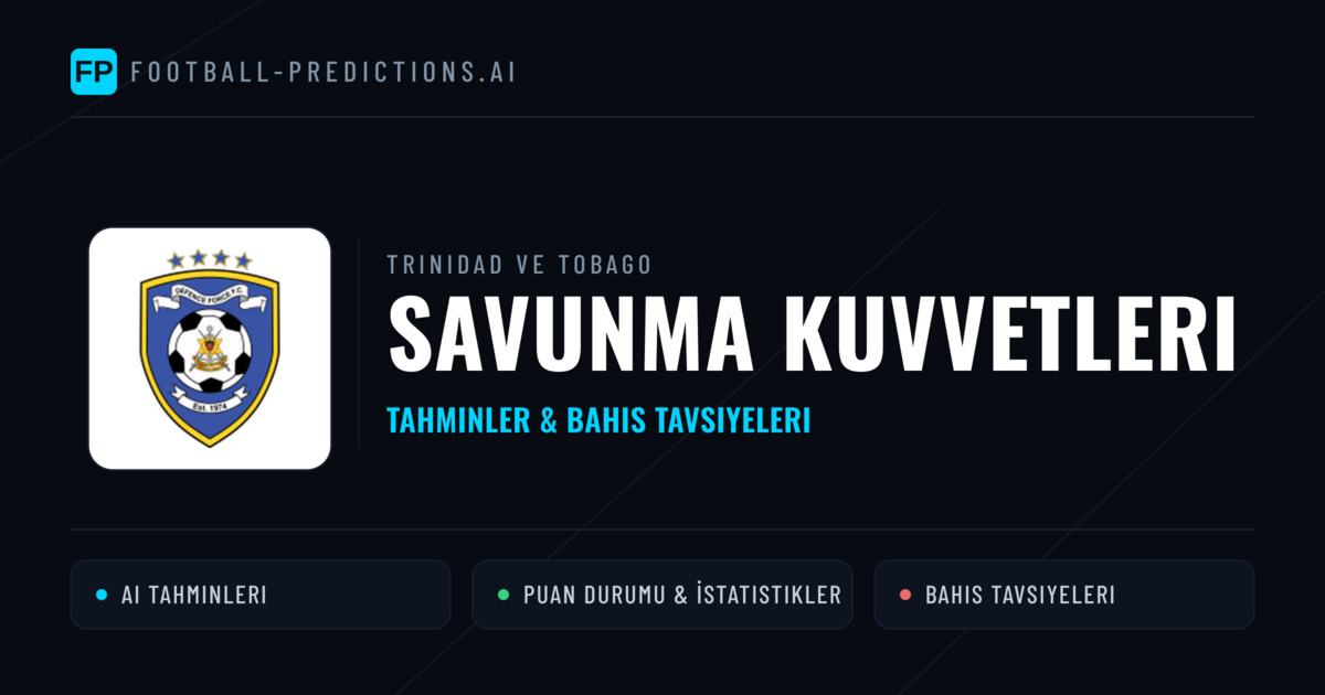 Savunma Kuvvetleri Tahminleri & İstatistikler