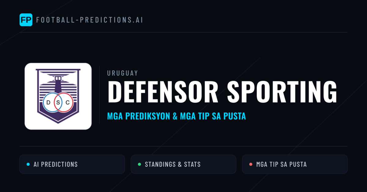 Defensor Sporting Predictions & Stats