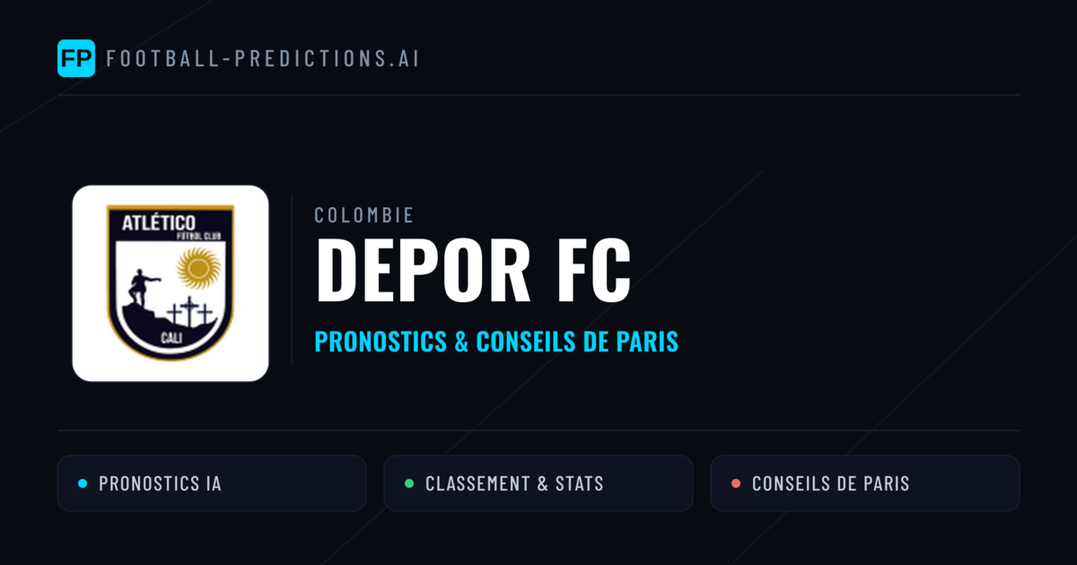 Depor FC Pronostics & Statistiques