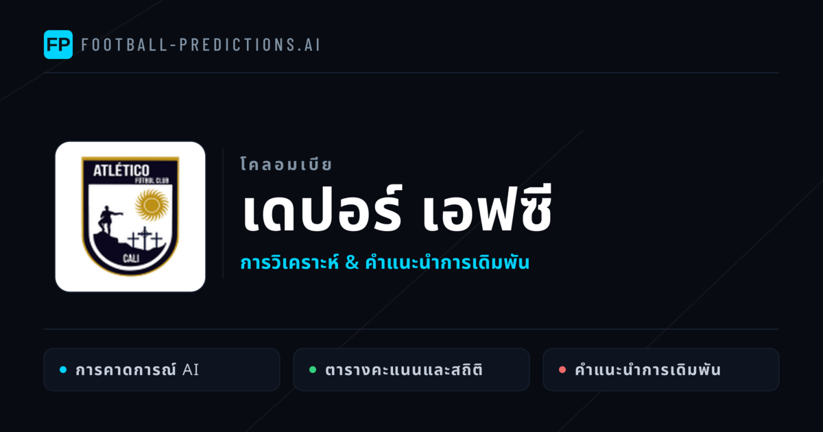 เดปอร์ เอฟซี การวิเคราะห์และสถิติ