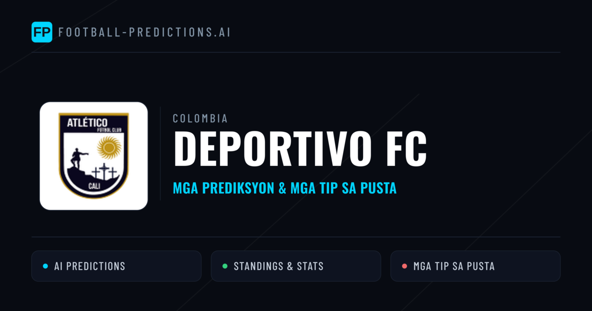 Deportivo FC Predictions & Stats