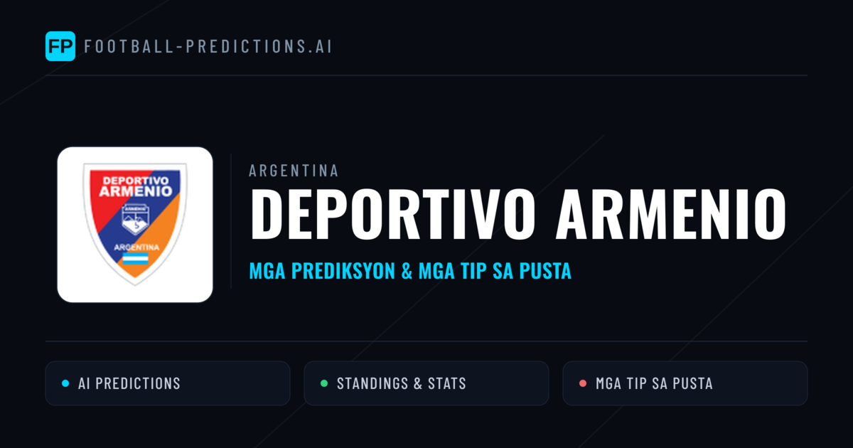 Deportivo Armenio Predictions & Stats