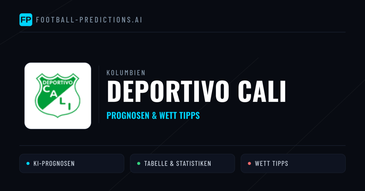 Deportivo Cali Prognosen & Statistiken