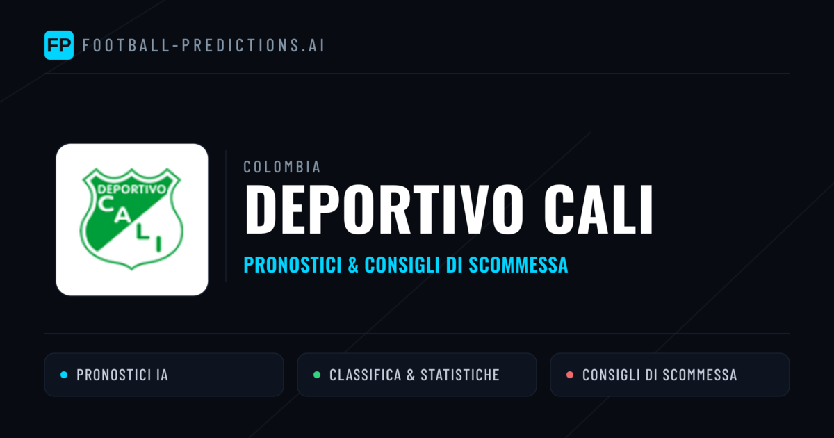 Pronostici e Statistiche Deportivo Cali