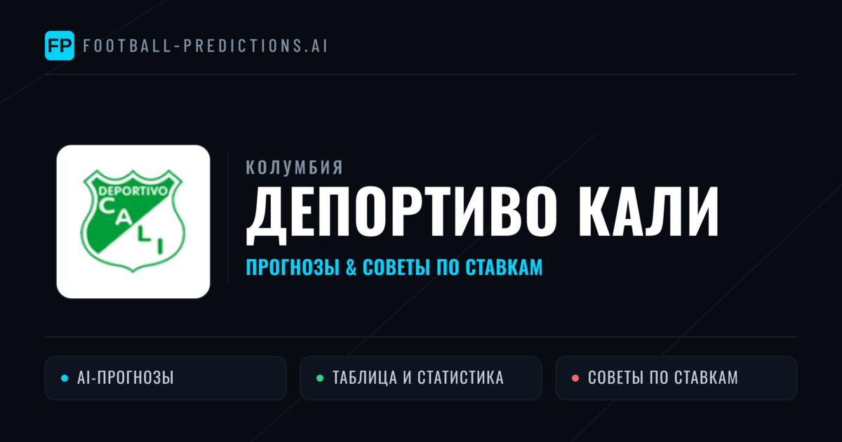 Депортиво Кали прогнозы и статистика