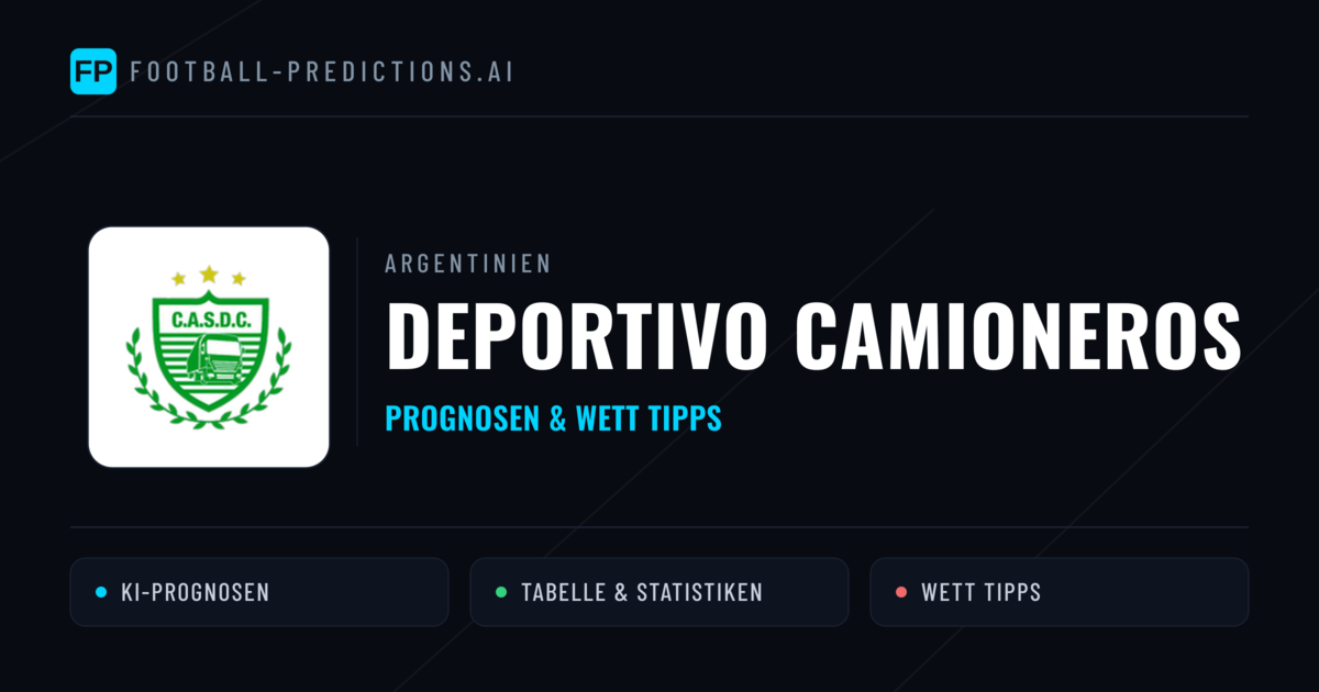 Deportivo Camioneros Prognosen & Statistiken