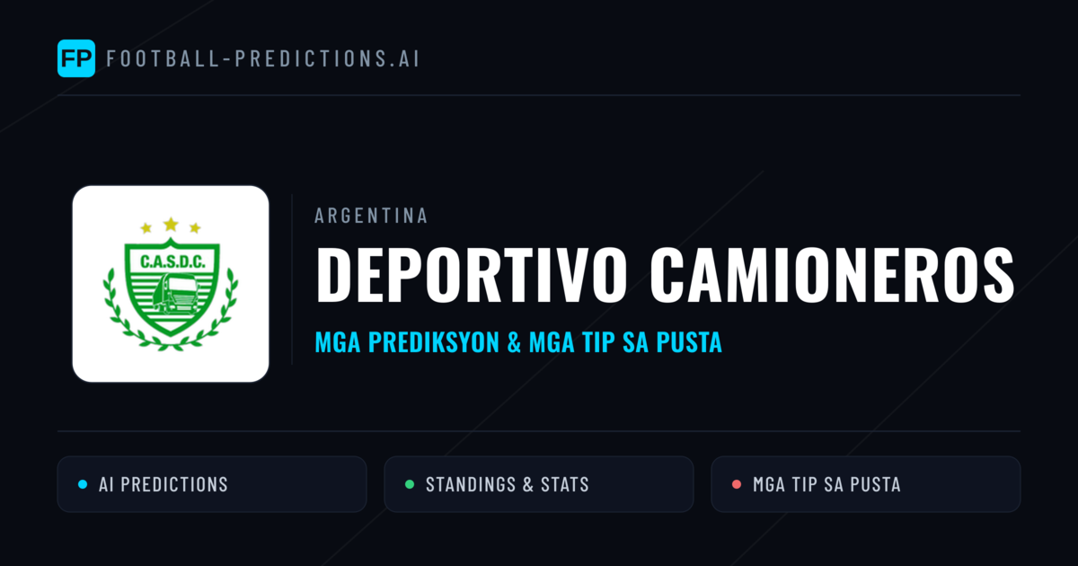 Deportivo Camioneros Predictions & Stats