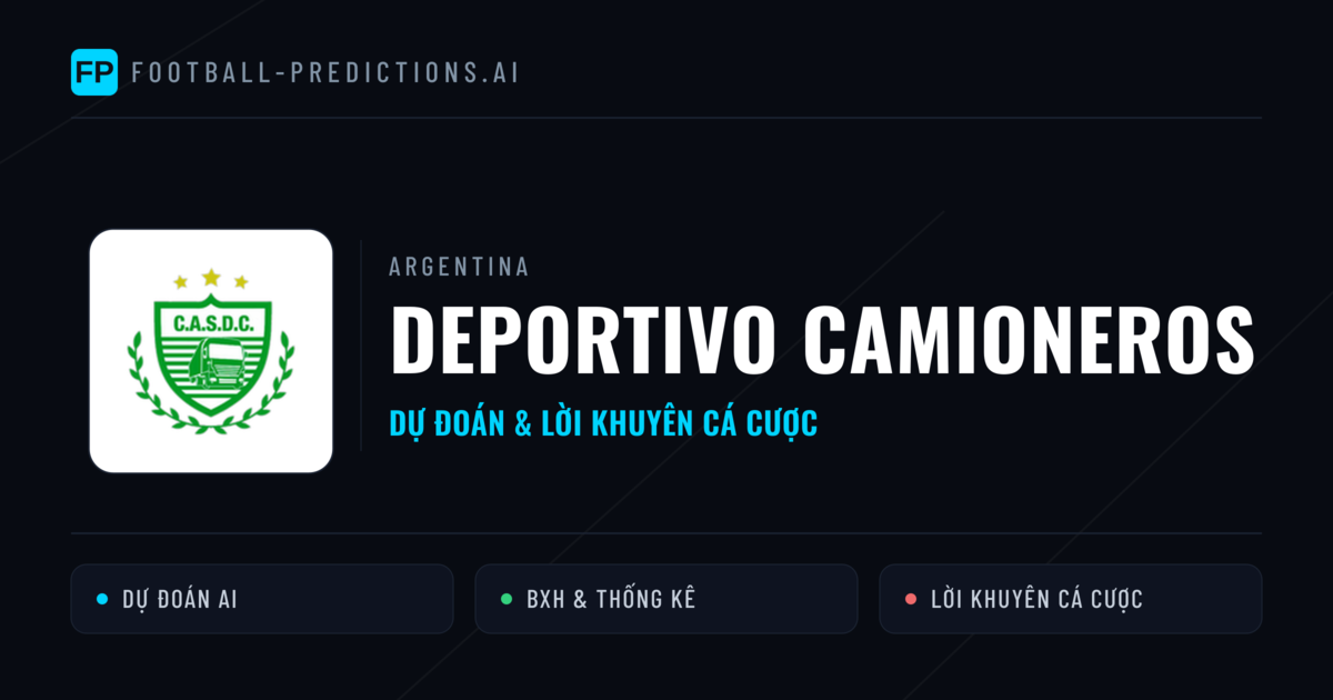 Deportivo Camioneros Dự đoán & Thống kê