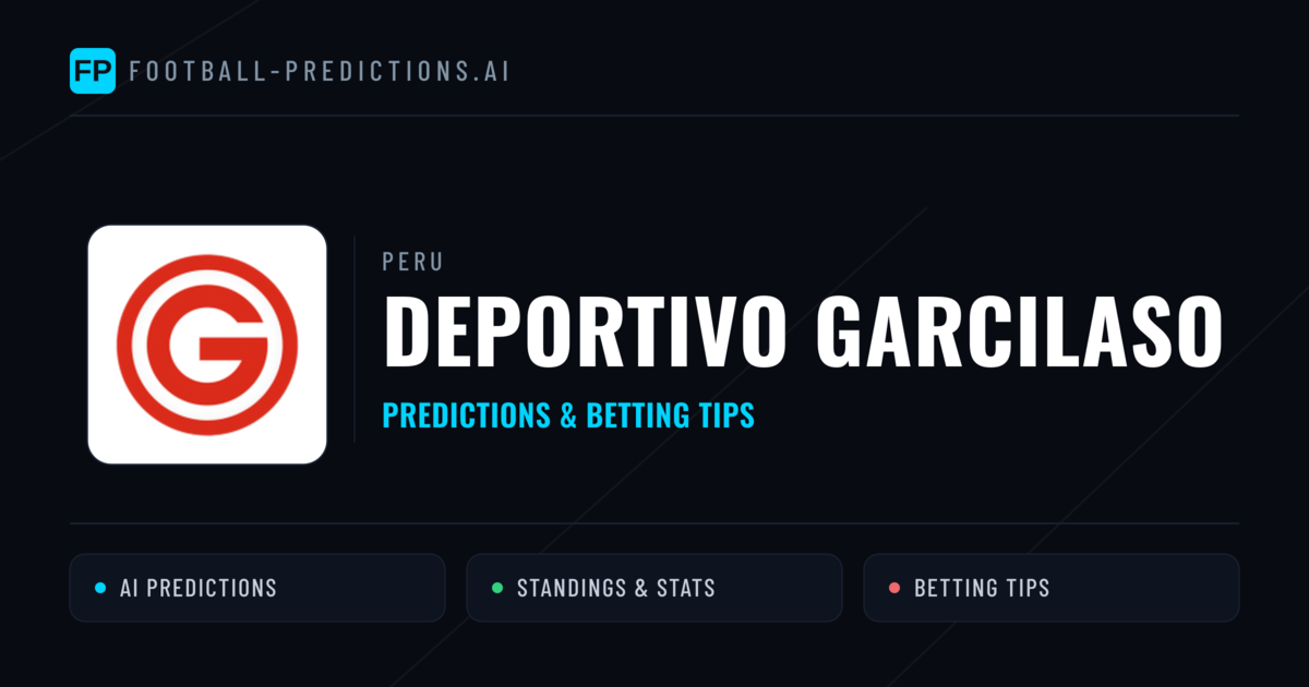 Deportivo Garcilaso Predictions & Stats