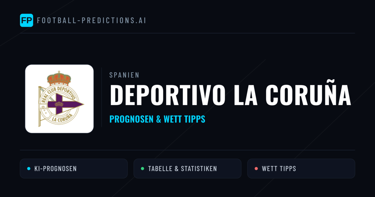 Deportivo La Coruña Prognosen & Statistiken