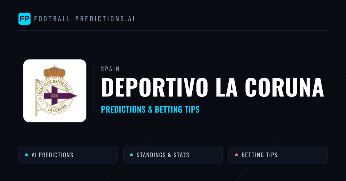 Deportivo La Coruna Predictions & Stats