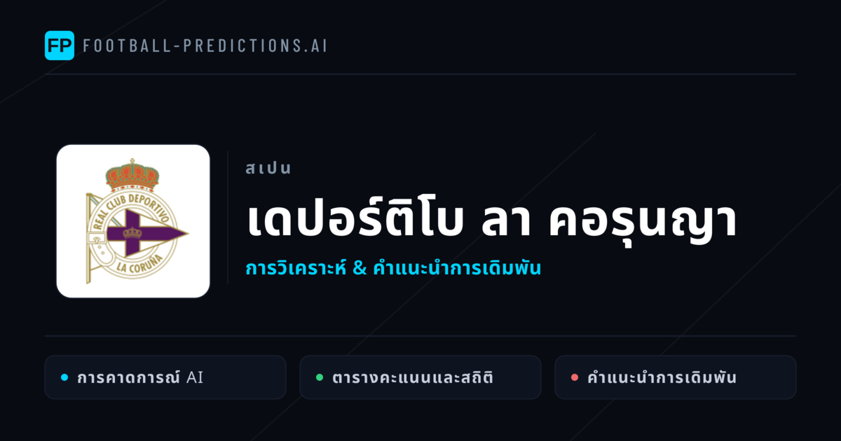 เดปอร์ติโบ ลา คอรุนญา การวิเคราะห์และสถิติ