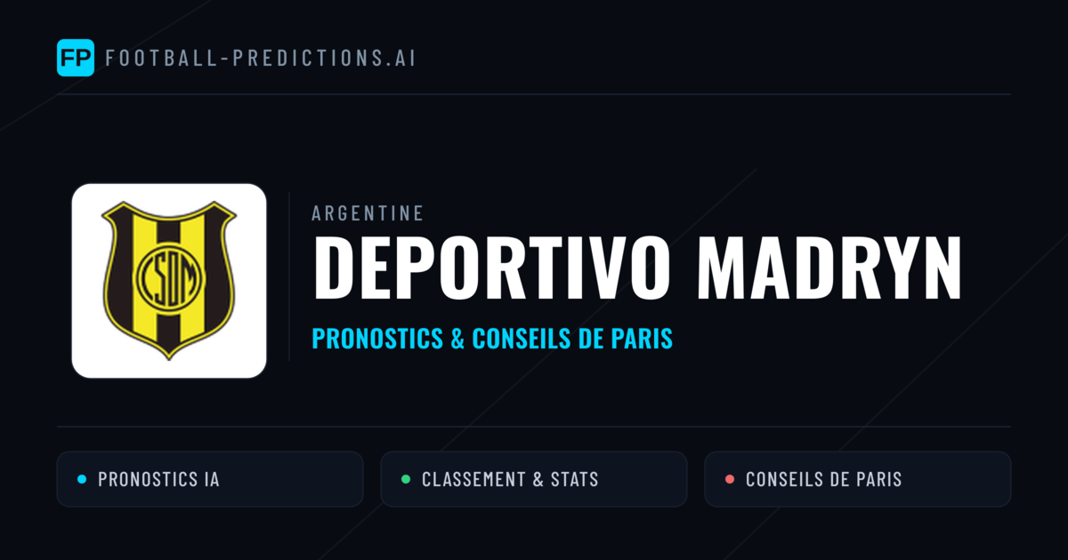 Deportivo Madryn Pronostics & Statistiques