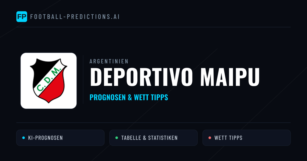 Deportivo Maipu Prognosen & Statistiken