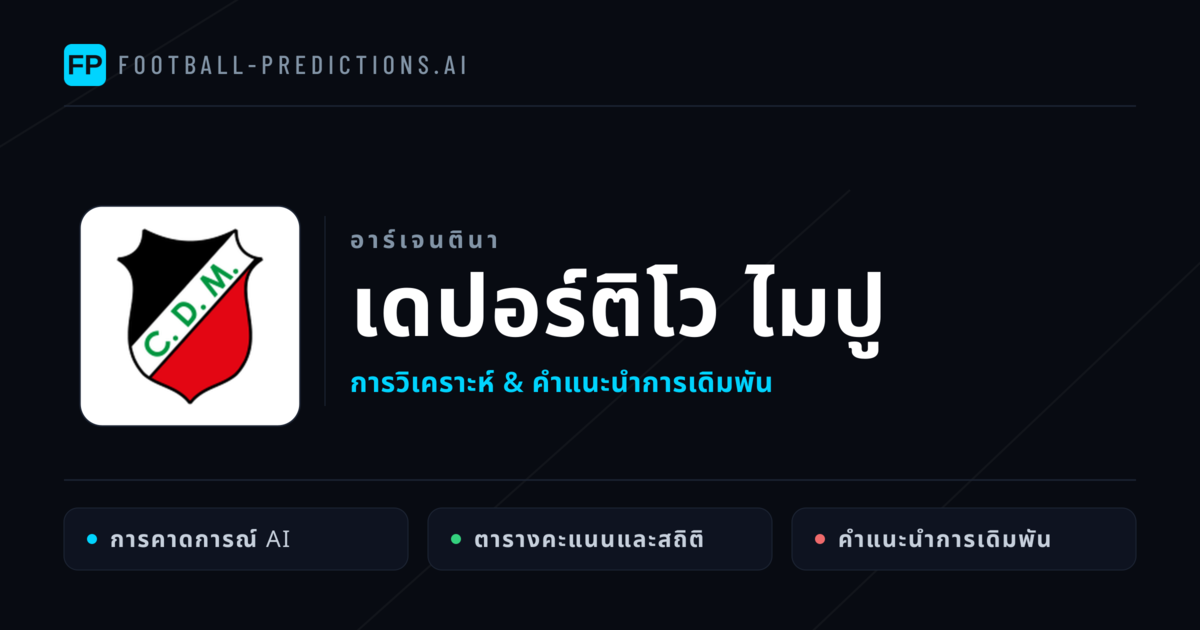 เดปอร์ติโว ไมปู การวิเคราะห์และสถิติ