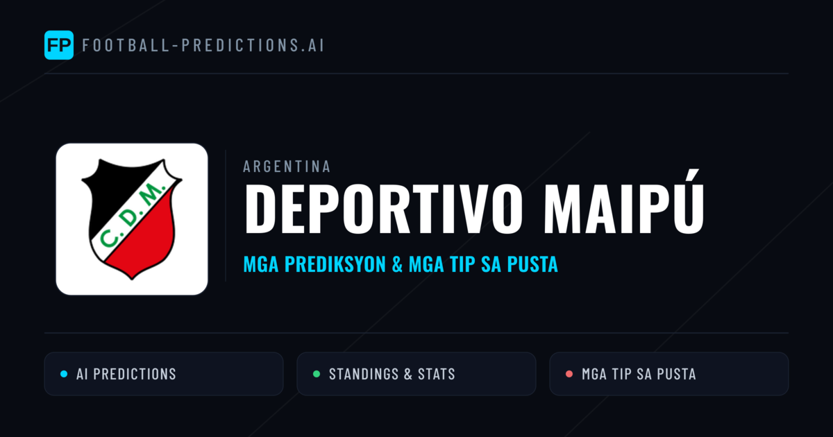 Deportivo Maipú Predictions & Stats