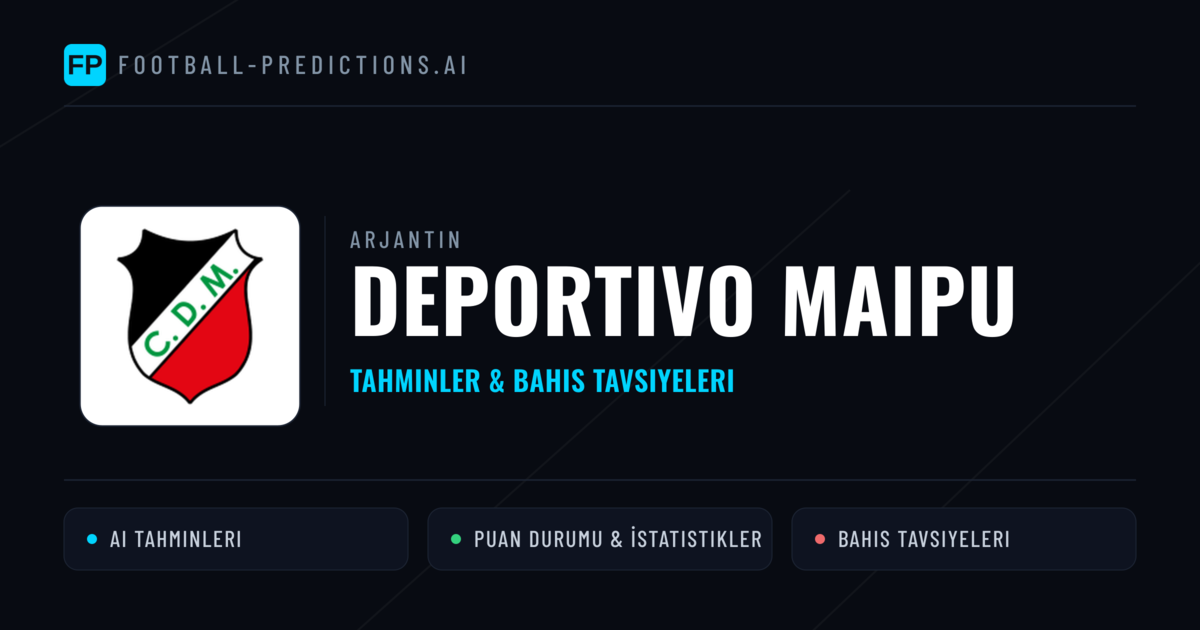 Deportivo Maipu Tahminleri & İstatistikler