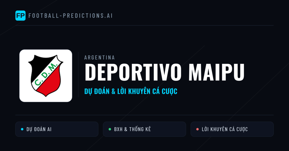 Deportivo Maipu Dự đoán & Thống kê