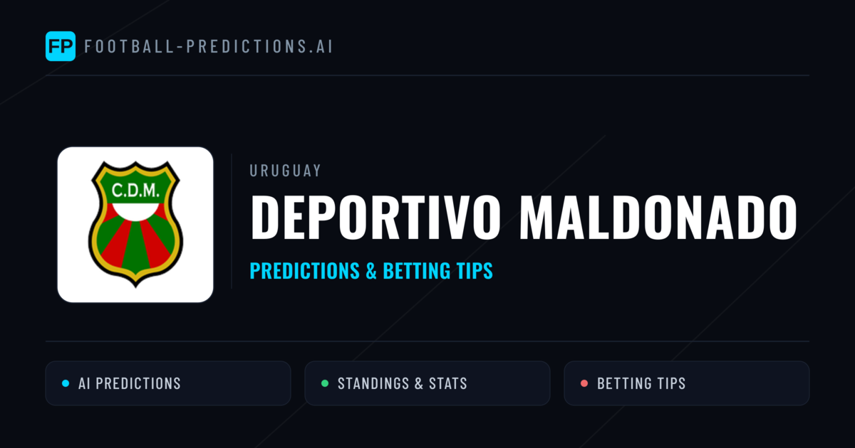 Deportivo Maldonado Predictions & Stats