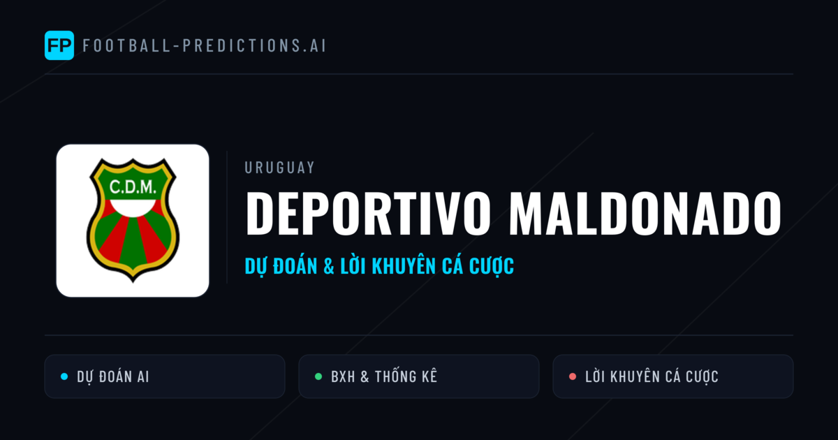 Deportivo Maldonado Dự đoán & Thống kê