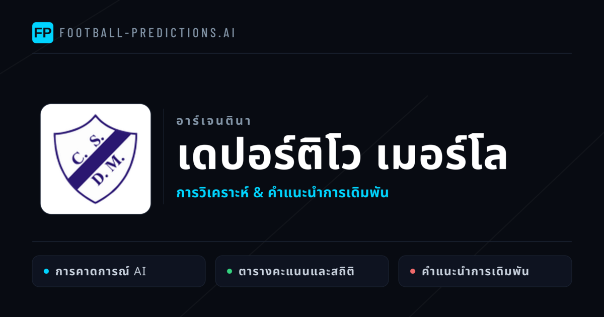 เดปอร์ติโว เมอร์โล การวิเคราะห์และสถิติ