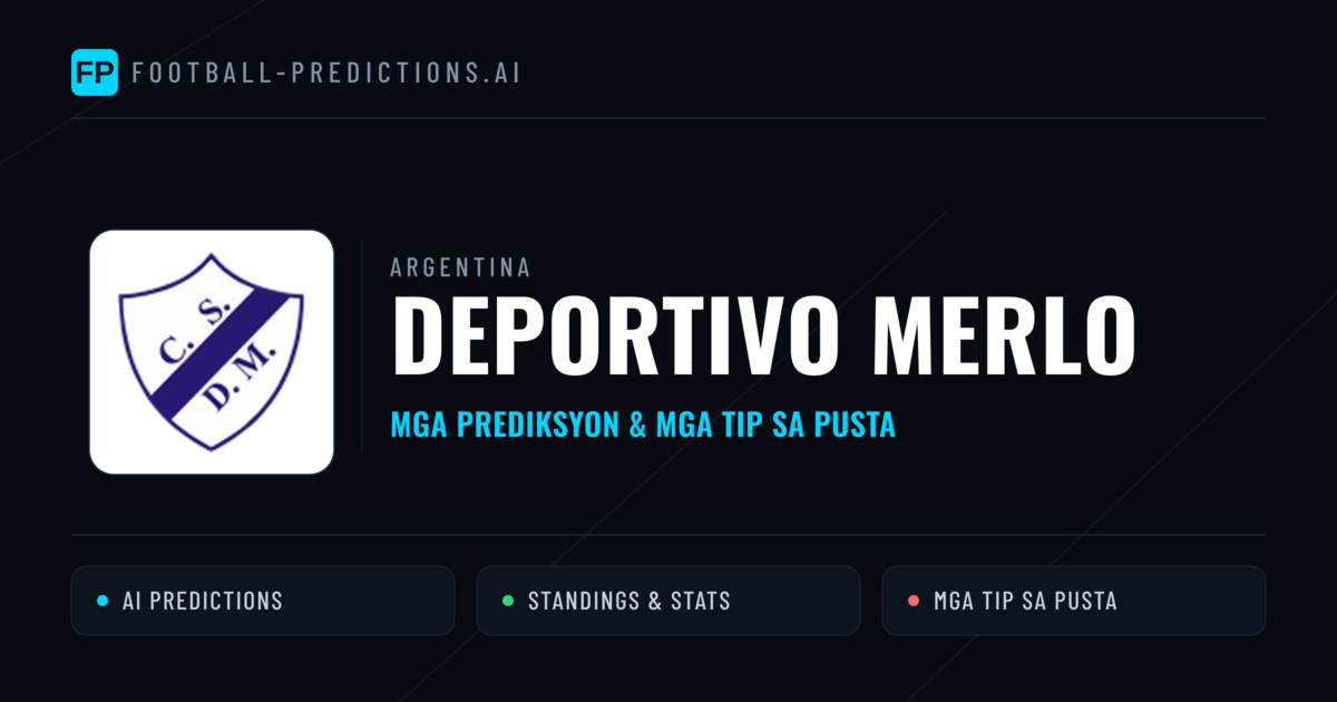 Deportivo Merlo Predictions & Stats