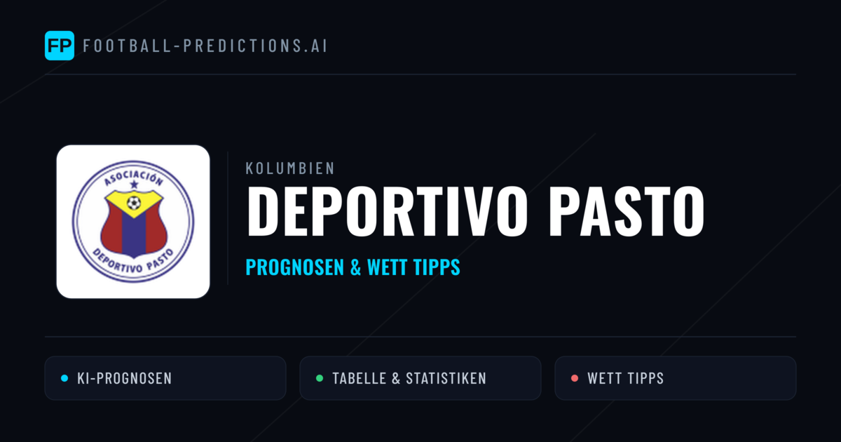 Deportivo Pasto Prognosen & Statistiken